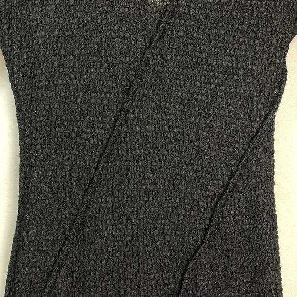 Zara Black Gothic Maxi Dress M Open Back Witchy Fairy Goth Glam Evening Gown - Picture 12 of 15